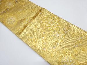 佐賀錦 華紋に蝶・古典柄織り出し 袋帯